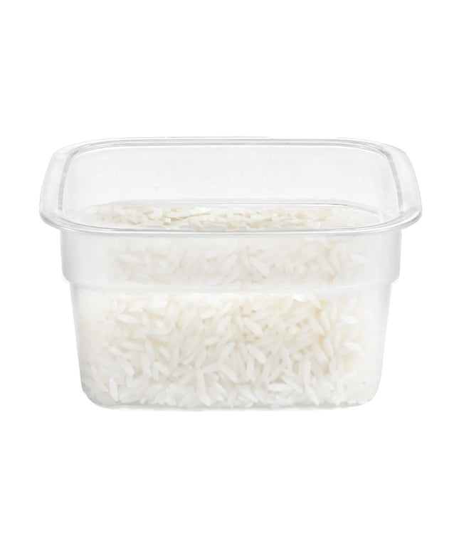 GGM Gastro (6 pieces) CAMBRO | CAMSQUARES® FreshPro Square Food Containers – 0.47 L – Clear – Dishwasher Safe