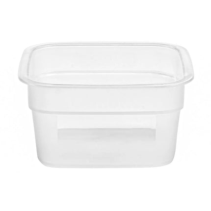GGM Gastro (6 pieces) CAMBRO | CAMSQUARES® FreshPro Square Food Containers – 0.47 L – Clear – Dishwasher Safe