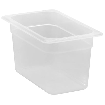 GGM Gastro (6 pieces) CAMBRO | Gastronorm Container 1/4 - Polypropylene - Translucent - 150 mm