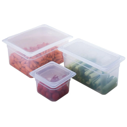 GGM Gastro (6 pieces) CAMBRO | Gastronorm Container 1/4 - Polypropylene - Translucent - 150 mm