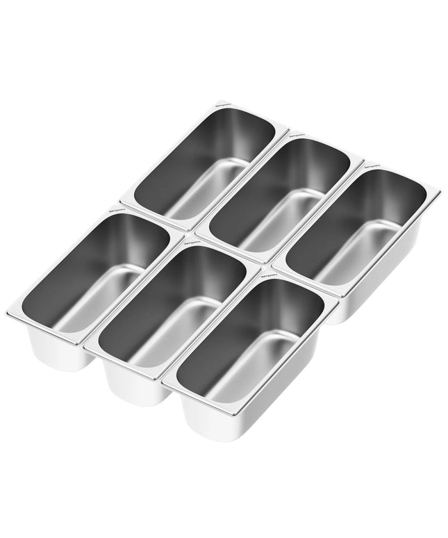 GGM Gastro (6 pieces) - Ice container - 5 litres - Stainless steel