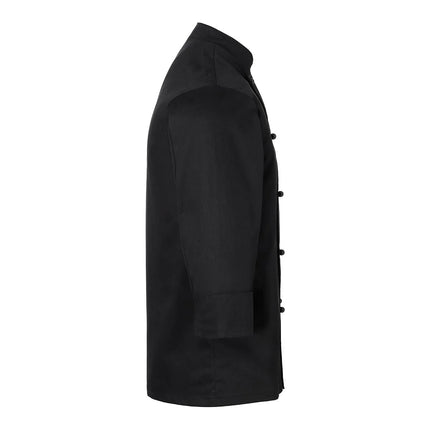 GGM Gastro (6 pieces) KARLOWSKY | Basic Chef Jacket – Unisex - Black - 3XL - 10 Ball Buttons