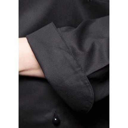 GGM Gastro (6 pieces) KARLOWSKY | Basic Chef Jacket – Unisex - Black - L - Press Studs