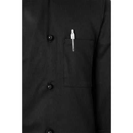 GGM Gastro (6 pieces) KARLOWSKY | Basic Chef Jacket – Unisex - Black - XXL - Ball Buttons