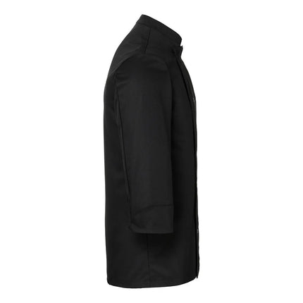 GGM Gastro (6 pieces) KARLOWSKY | Basic Chef Jacket – Unisex - Black - XXL - Press Studs
