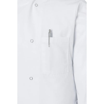 GGM Gastro (6 pieces) KARLOWSKY | Basic Chef Jacket – Unisex - White - 3XL - Press Studs