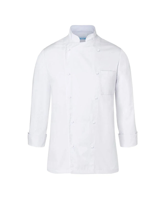 GGM Gastro (6 pieces) KARLOWSKY | Basic Chef Jacket – Unisex - White - 4XL - 10 Ball Buttons