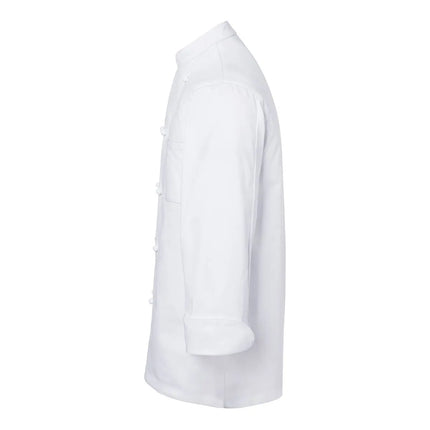 GGM Gastro (6 pieces) KARLOWSKY | Basic Chef Jacket – Unisex - White - XS - 10 Ball Buttons