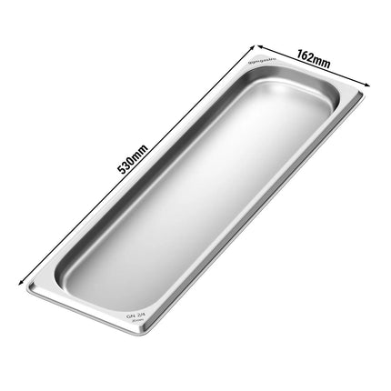 GGM Gastro (6 pieces) – Stainless Steel Gastronorm Pan GN 2/4 – Height 20 mm
