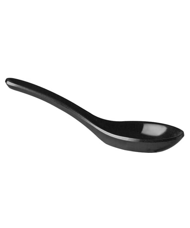 GGM Gastro (60 pcs) Canape spoon - HONG KONG - Melamine - 135mm - Black