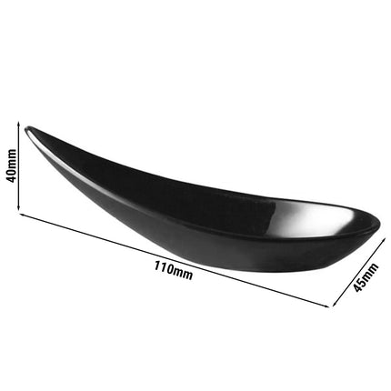 GGM Gastro (60 pcs) Canape spoon - MING HING - Melamine - 110mm - Black