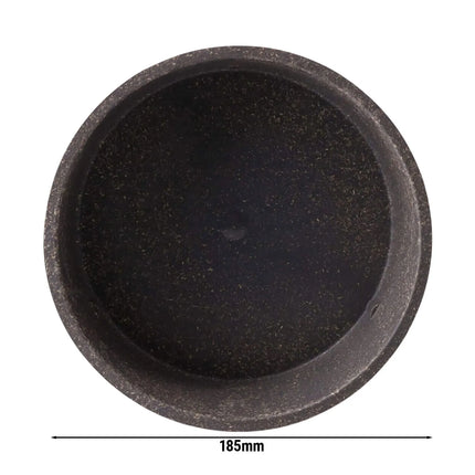 GGM Gastro (60 pcs) Dessert Bowl - Bio-Compound - 1.0L - round - Ø 185mm - Depth: 68mm - Grey