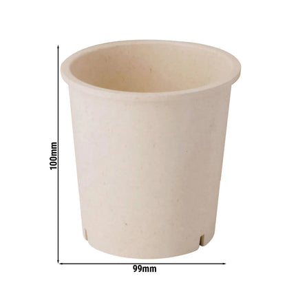 GGM Gastro (60 pcs) Polycarbonate Cup (reusable) - 400ml - Ø 95mm - Cream White
