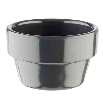 GGM Gastro (60 pcs) Ramekin - FLOWER POT - Melamine - 40ml - Ø60mm - Grey