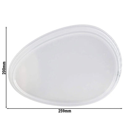 GGM Gastro (60 pcs) Reusable Lid - 259x200mm - Clear