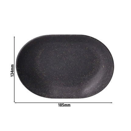 GGM Gastro (60 pcs) Reusable Snack Bowls - 270ml - 185x134mm - oval - Grey