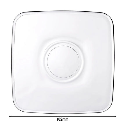 GGM Gastro (72 Cái) AQUA - Đĩa Lót Trà - 102x102mm