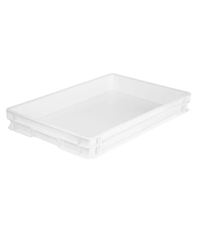 GGM Gastro (8 Cái) Khay Đựng Bột Pizza - 600x400mm - Cao 70mm - Polypropylene - Trắng
