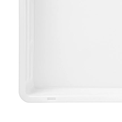 GGM Gastro (8 Cái) Khay Đựng Bột Pizza - 600x400mm - Cao 70mm - Polypropylene - Trắng