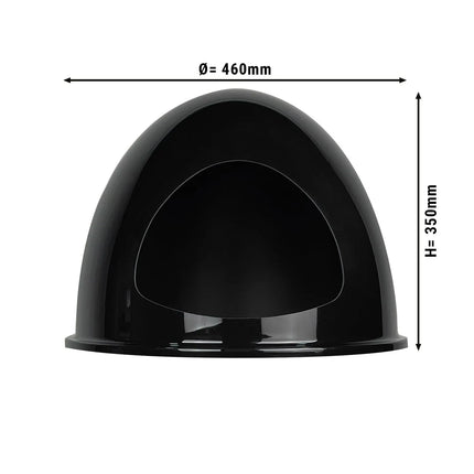 GGM Gastro Acrylic Lid for Egg Boiler - black matte - for EKSG36