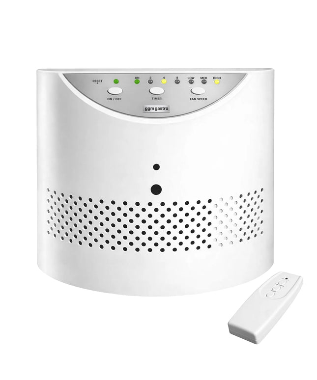GGM Gastro Air Steriliser - UV - 3 Fan Speeds - Timer - Remote Control - for Rooms up to 45m²