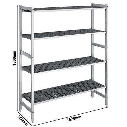 GGM Gastro Aluminium Base Shelf - 1620x1800mm - Load capacity: 900kg