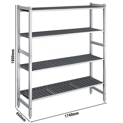 GGM Gastro Aluminium Base Shelf - 1740x460mm - Load capacity: 900kg