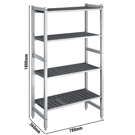 GGM Gastro Aluminium Base Shelf - 780x360mm - Load capacity: 900kg