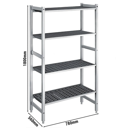 GGM Gastro Aluminium Base Shelf - 780x560mm - Load capacity: 900kg