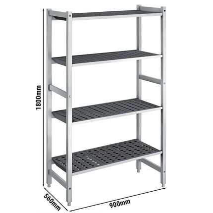 GGM Gastro Aluminium Base Shelf - 900x560mm - Load capacity: 900kg