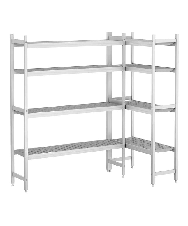 GGM Gastro Aluminium Shelf Set - Installation depth: 360mm - Load capacity: 600kg