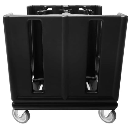 GGM Gastro Ambient Plate Dispenser  -  unheated - 985mm - with wheels & 6 adjustable separating grids - max. 180 - 480 plates - Polyethylene