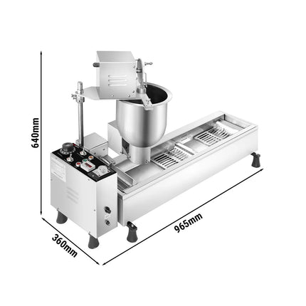 GGM Gastro Automatic Doughnut Machine - 13 litres - 3kW - Capacity: 250-400 pcs/h - Donut sizes: 40-50mm; 60-70mm; 80-90mm