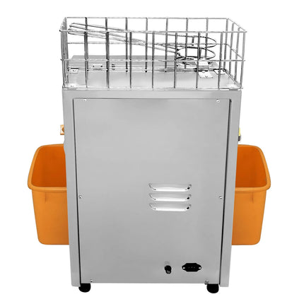 GGM Gastro Automatic Orange Juicer - 120W - 47kg - with 20 oranges/min, orange size 40-80mm, automatic feed, self-service - Stainless Steel