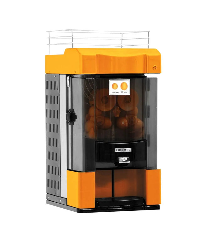 GGM Gastro Automatic Orange Juicer - 370W - 75kg - with automatic feed, peel collection & self-service - Orange
