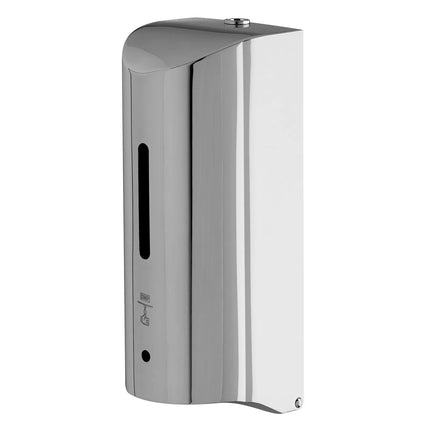 GGM Gastro Automatic Soap Dispenser - 1000ml - Stainless steel - wall mounted, touch‑free, automatic, lockable, refillable reservoir