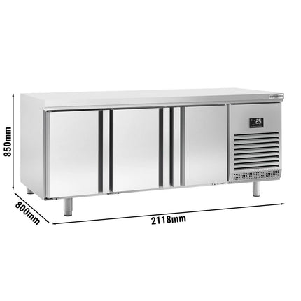GGM Gastro Bakery Counter Fridge - 2185x800mm - with 6 doors - capacity 610 litres