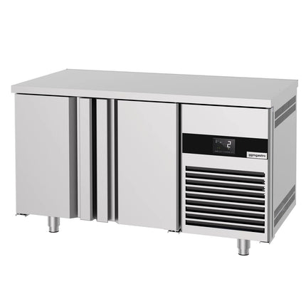 GGM Gastro Bakery Counter Fridge PREMIUM - 1550x800mm - with 2 doors - capacity 390 litres
