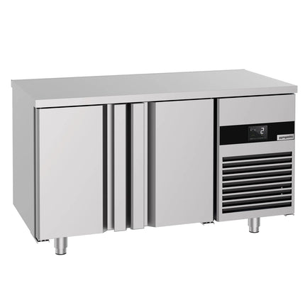 GGM Gastro Bakery Counter Fridge PREMIUM - 1550x800mm - with 2 doors - capacity 390 litres