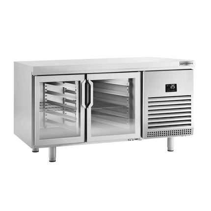 GGM Gastro Bakery Counter Fridge PREMIUM PLUS - 1618x800mm - glass doors - double glazing - capacity 400 litres