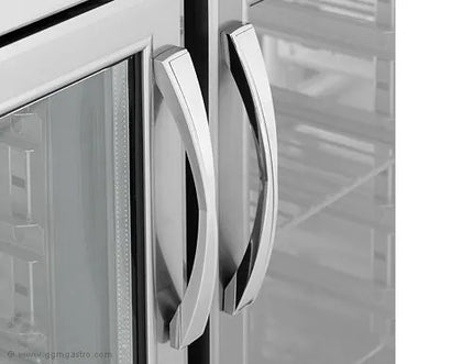 GGM Gastro Bakery Counter Fridge PREMIUM PLUS - 2185x800mm - glass doors - granite worktop - double glazing - capacity 610 litres