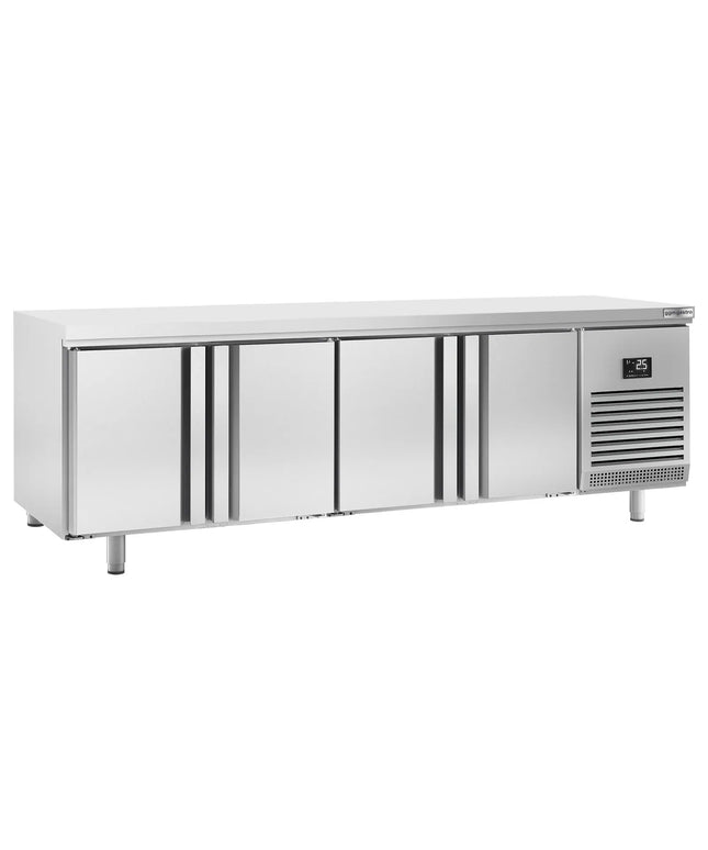 GGM Gastro Bakery Counter Fridge PREMIUM PLUS - 2752x800mm - with 4 doors - capacity 850 litres