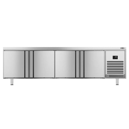 GGM Gastro Bakery Counter Fridge PREMIUM PLUS - 2752x800mm - with 4 doors - capacity 850 litres