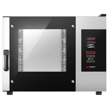GGM Gastro Bakery- Electric Commercial Combi Oven - Digital Controls - 4x EN 600x400 - incl. Core temperature probe, HACCP monitoring, USB, Condensate drip tray