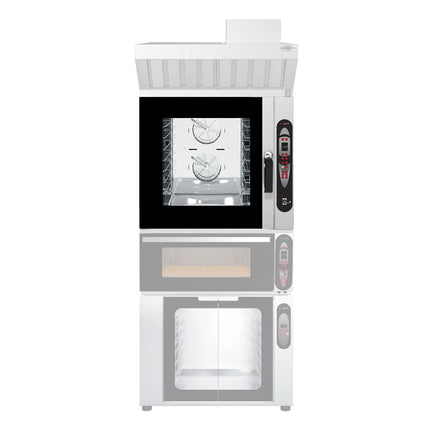 GGM Gastro Bakery-Electric Commercial Combi Oven - Digital Controls - 6.1 cm LCD display - 6x EN 600x400 - incl. Automatic washing system, Wi‑Fi & USB