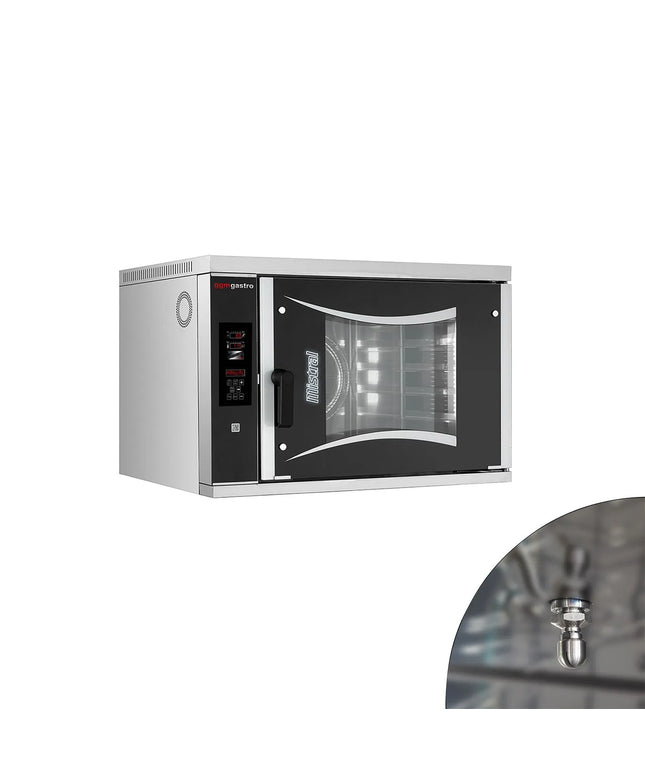 GGM Gastro Bakery-Electric Commercial Combi Oven - Digital Controls - 6x EN 600x400 - incl. Automatic washing system