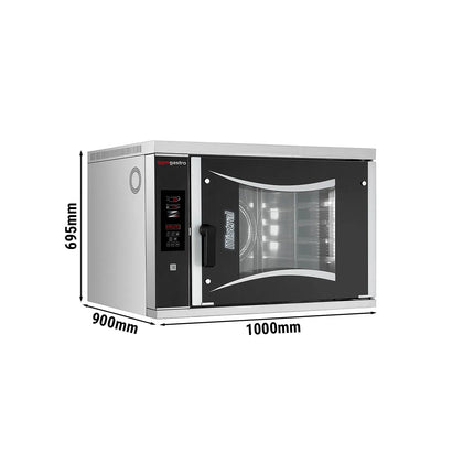 GGM Gastro Bakery-Electric Commercial Combi Oven - Digital Controls - 6x EN 600x400 - incl. Automatic washing system
