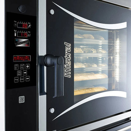 GGM Gastro Bakery-Electric Commercial Combi Oven - Digital Controls - 6x EN 600x400 - incl. Automatic washing system