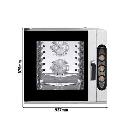GGM Gastro Bakery-Electric Commercial Combi Oven - Manual Controls - 6x EN 600x400 - incl. Mounting brackets