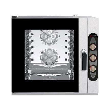 GGM Gastro Bakery-Electric Commercial Combi Oven - Manual Controls - 6x EN 600x400 - incl. Mounting brackets